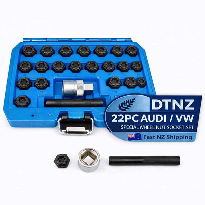 White Smoke DTNZ 22pc Special Wheel Nut Socket Set – Audi | VW Sockets