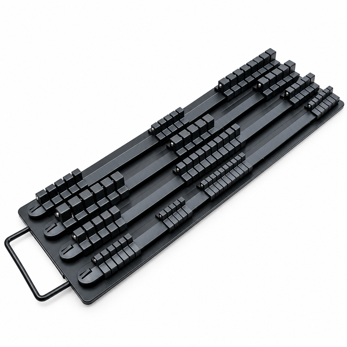 White Smoke DTNZ 80PC Capacity Professional Socket Organiser RackTray Tool Storage