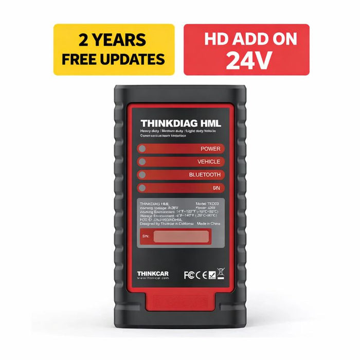White Smoke THINKCAR ThinkDiag HML HD Truck Package Diagnostic Scan Tool