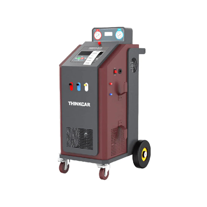 Dim Gray THINKCAR AC100 Automotive Air Conditioning AC R134a Refrigerant Recharge Recovery Machine Air Conditioning Machine