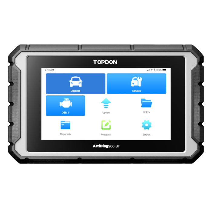 Dark Slate Gray TOPDON ArtiDiag900 BT, Diagnostic Scan Tool, Bluetooth, ECU Coding Diagnostic Scanner