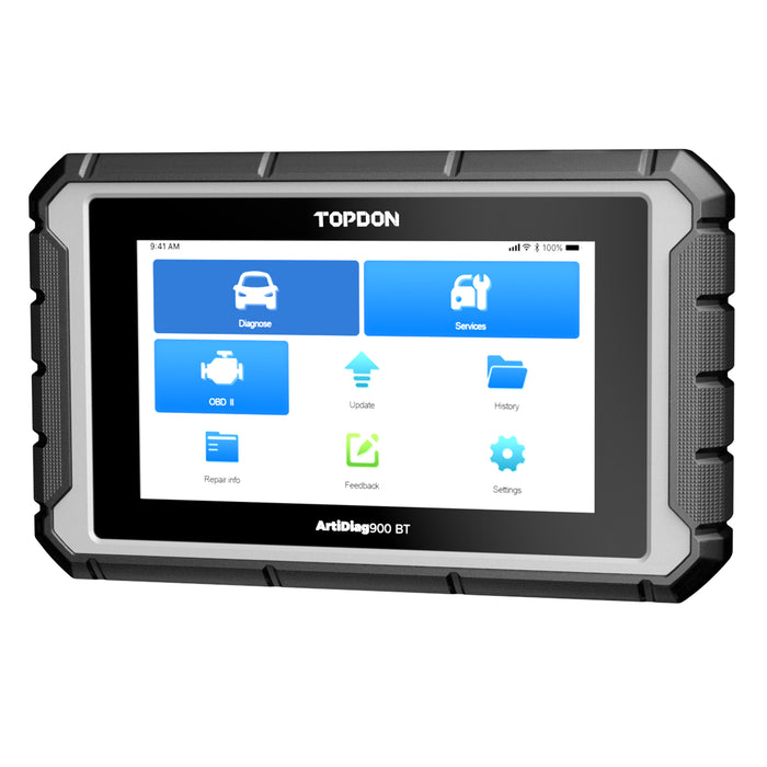Dark Slate Gray TOPDON ArtiDiag900 BT, Diagnostic Scan Tool, Bluetooth, ECU Coding Diagnostic Scanner