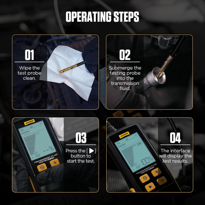 AUTOOL AS505 Transmission Fluid Tester – Oil Quality & Temperature Tester