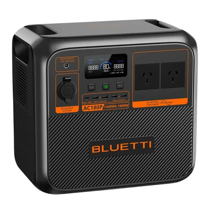 Bluetti AC180P Home & Portable Power Station, 1800w (2700w Surge) 1440wh