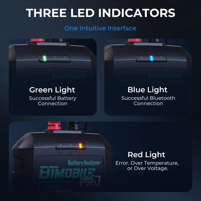 Black Topdon BTMobile Pro Battery Tester Vehicle Battery Testers