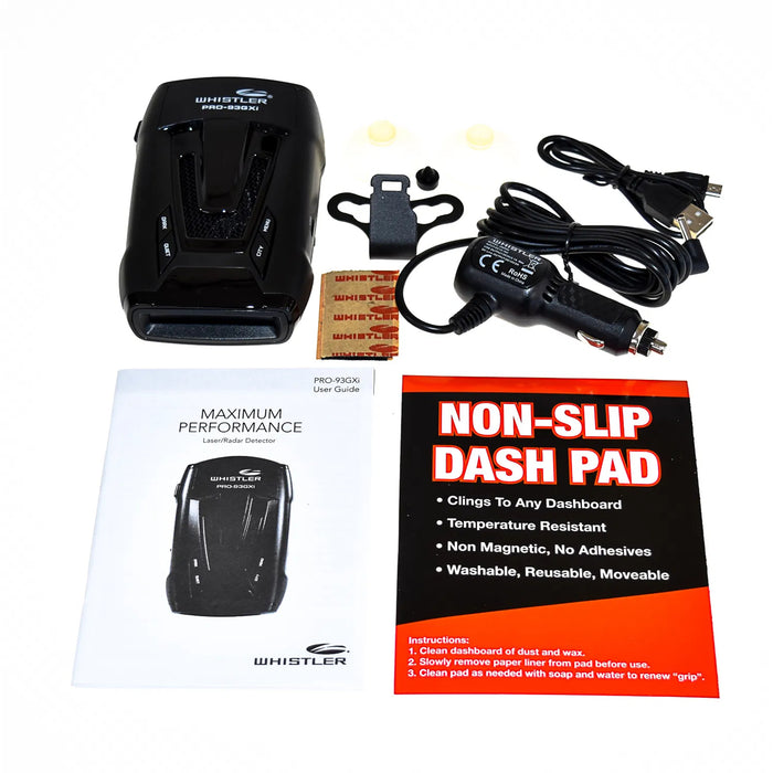 Black Whistler PRO93GXI Radar Detector Radar Detector