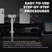 Black TOPDON Phoenix PX1000 ADAS Mobile Calibration Frame Vehicle Diagnostic Scanners