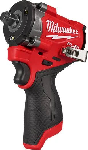 White Smoke Milwaukee M12 FUEL 12V Brushless 1/2" Stubby Impact Wrench (Tool Only) – 2563-20 Impact Wrench