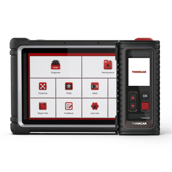 Black THINKCAR Thinktool Expert 195, 9" Professional Diagnostic Tool Diagnostic Scan Tool