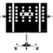 Black TOPDON Phoenix PX1000 ADAS Mobile Calibration Frame Vehicle Diagnostic Scanners