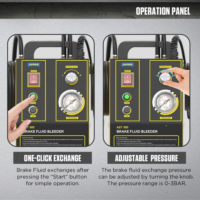AUTOOL AST605 Automatic Pulsating Brake Fluid Bleeder  Machine