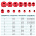 White Smoke DTNZ 33PC Master Bushing Bearing Seal Removal Installation Driver Set Tool Kit bush bearing installer