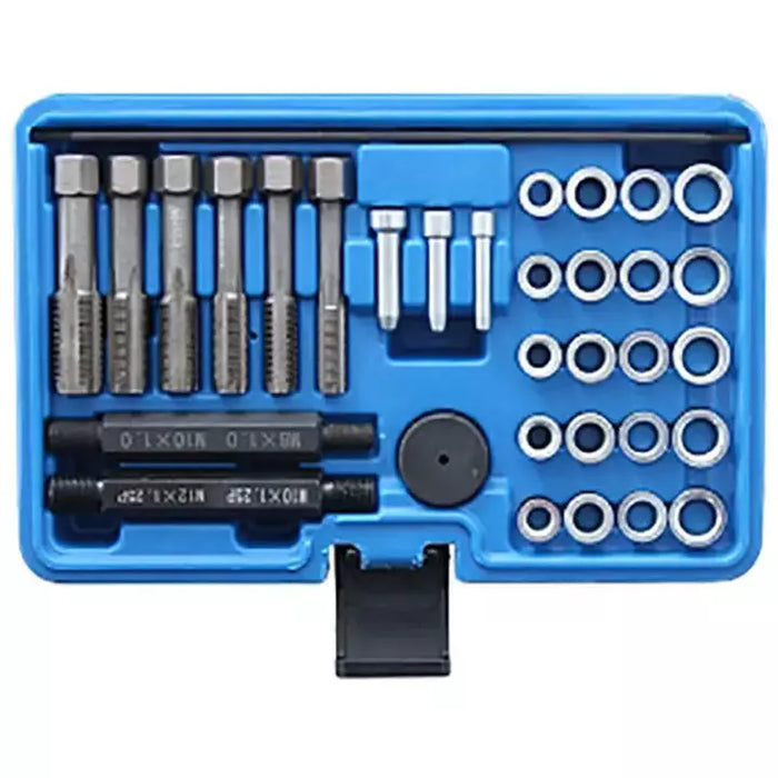 DTNZ Glow Plug Metric Thread Repair Kit Cylinder Head 8mm 10mm 12mm 33pc