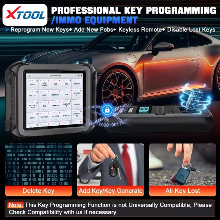 Tan XTOOL XT90 Diagnostic Scan Tool Topology Map, ECU Coding, Key Programming Diagnostic Scan Tool