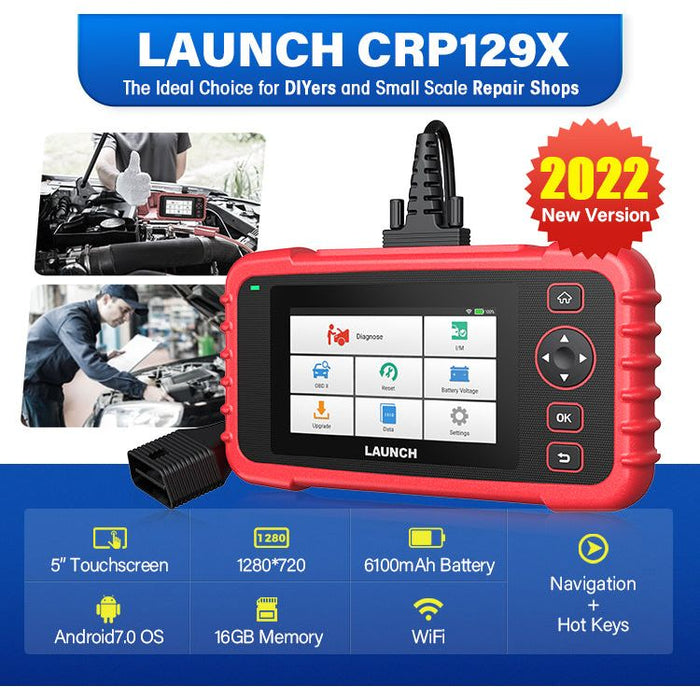 Light Pink LAUNCH Diagnostic Diagnostic Scanner CRP129X Scan Tool Diagnostic Scanner