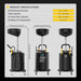 Light Gray AUTOOL 70L Pneumatic Self Evacuating Waste Oil Drainer Oil Drain