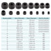 Dark Slate Gray DTNZ 33PC Master Bushing Bearing Seal Removal Installation Driver Set Tool Kit bush bearing installer