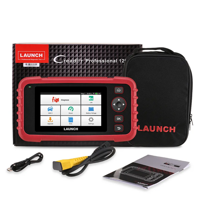 Rosy Brown LAUNCH CRP129X PLUS OBD2 Scanner, All System Diagnostics, 8 Service Functions Diagnostic Scan Tool