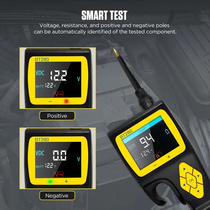 Dark Slate Gray AUTOOL BT280 Automotive Electrical System Circuit Tester Multimeter