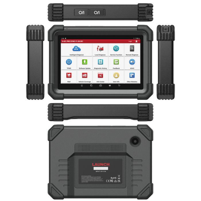 Dark Slate Gray LAUNCH X431 PRO DYNO 8" Full System OBD 2 Diagnostic Scan Tool (NEW 2023)