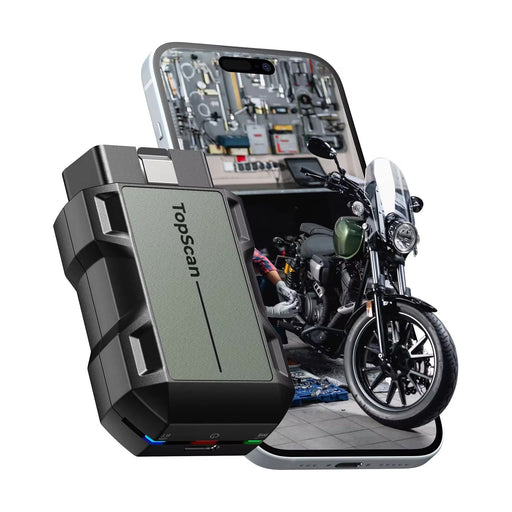 Dark Slate Gray TOPDON Topscan Moto Motorcycle Full System Diagnostic Tool Motorcycle Diagnostic Scanner