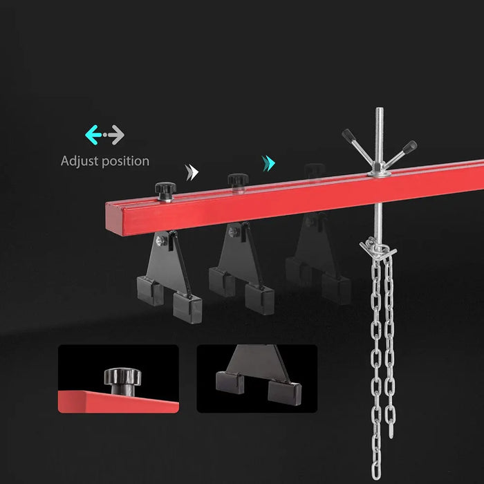 Black DTNZ Engine Support Bar Load Leveler Hoist with 2 Point Lift workshop equipment