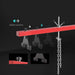 Black DTNZ Engine Support Bar Load Leveler Hoist with 2 Point Lift workshop equipment
