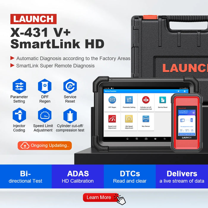 Lavender LAUNCH X431 V + SmartLink HD Commercial Vehicle Diagnostic Tool Diagnostic Scanner