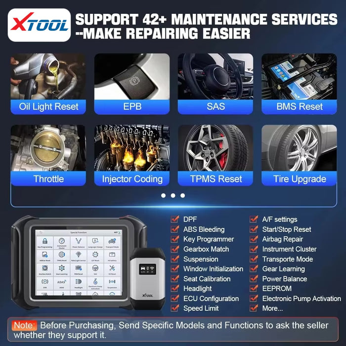 Dark Slate Gray XTOOL XT90 Diagnostic Scan Tool Topology Map, ECU Coding, Key Programming Diagnostic Scan Tool