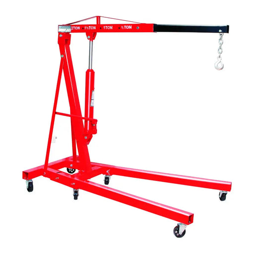 Misty Rose DTNZ 2 Ton Folding Shop Crane Lifting Machine Hydraulic Car Engine Shop Crane workshop equipment