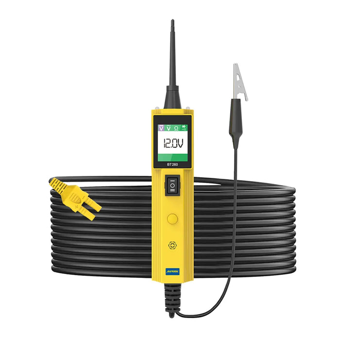 Dark Slate Gray AUTOOL BT260 Automotive Circuit Tester Power Probe, 12v/24v Power Probe