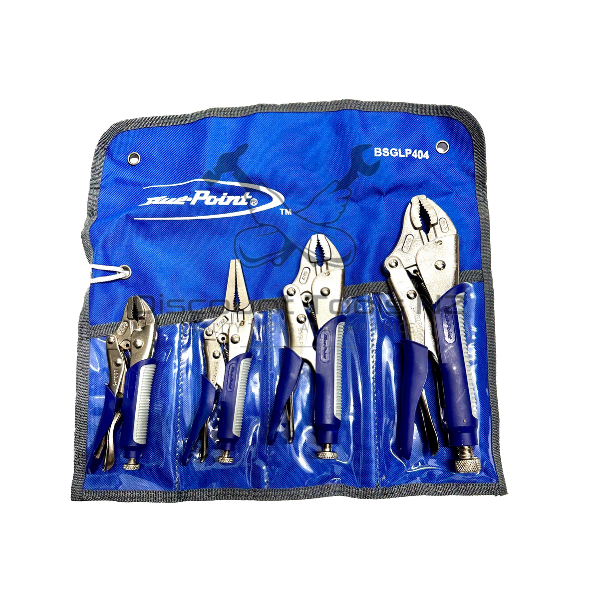 Blue Point Locking Pliers, Standard Grip, 4 pc BSGLP404 — Discount Tools NZ