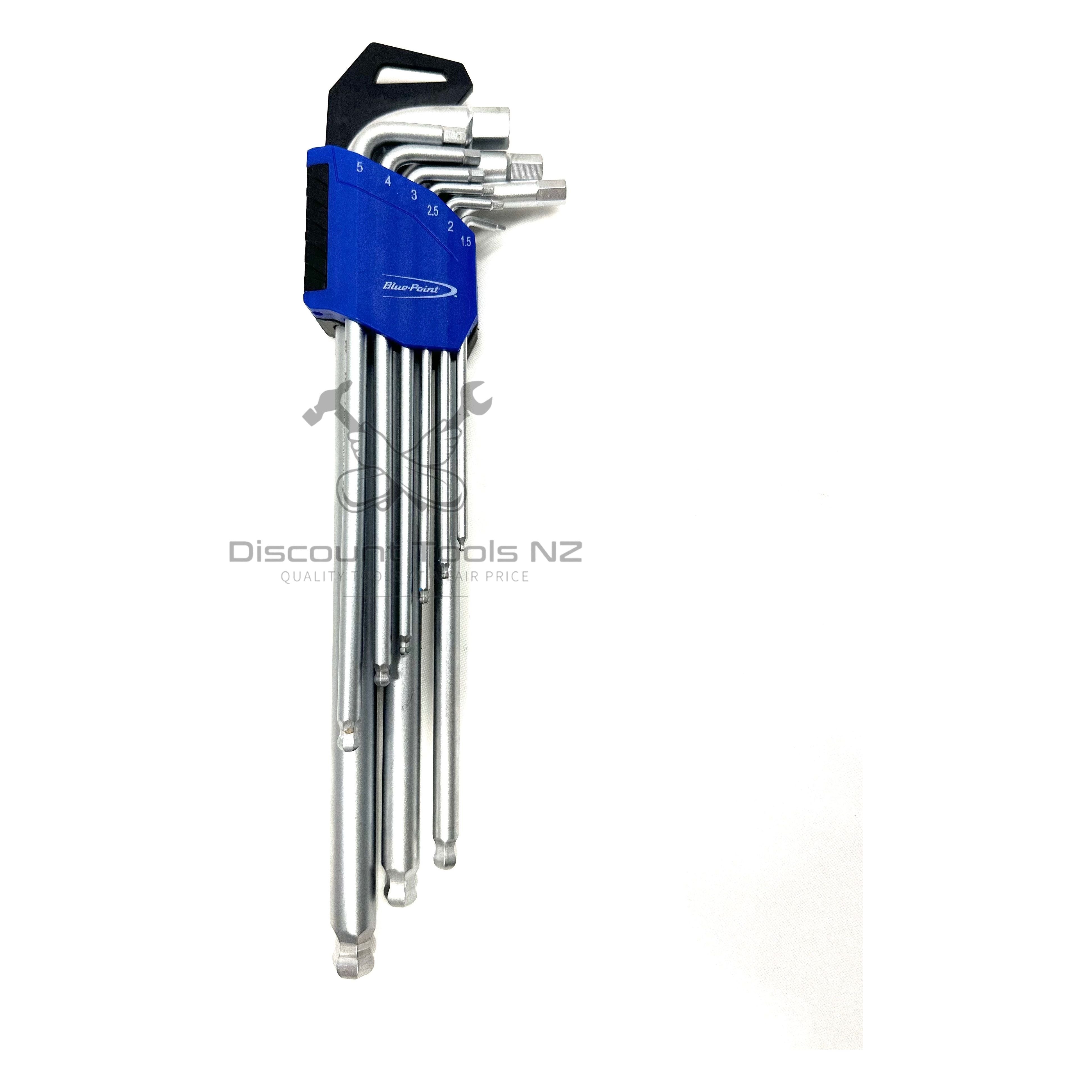 Blue Point Extra Long Ball Allen Hex Key Set — Discount Tools NZ
