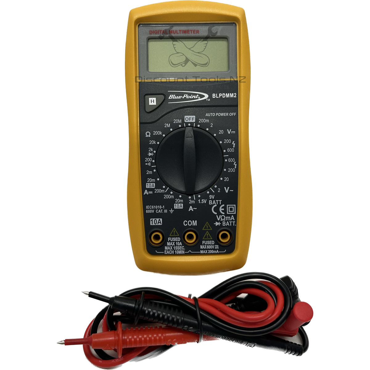 Pinetools Multimeter Blue Point Tools Digital Multimeter BLPDMM2 — Discount Tools NZ