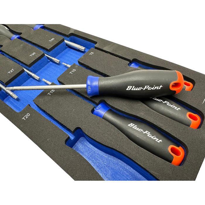 Blue Point Tools EVA Tool Holder Set - 8 pieces Torx Screwdriver Set