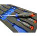 Dim Gray Blue Point Tools EVA Tool Holder Set - 8 pieces Torx Screwdriver Set