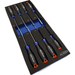 Dark Slate Gray Blue Point Tools EVA Tool Holder Set - 8 pieces Torx Screwdriver Set