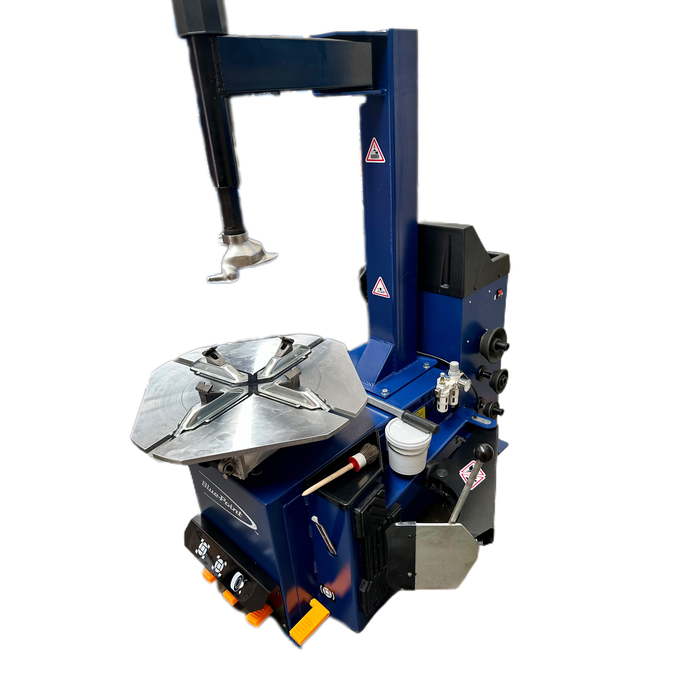 Gray Blue Point Tyre Changer & Wheel Balancer Combo Tire Changer