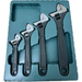 Slate Gray Blue Point 4pc Adjustable Wrench Set (6–12")