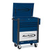 Midnight Blue Blue Point 32" Four-Drawer with Locking Roll Door Bulk Storage Shop Cart