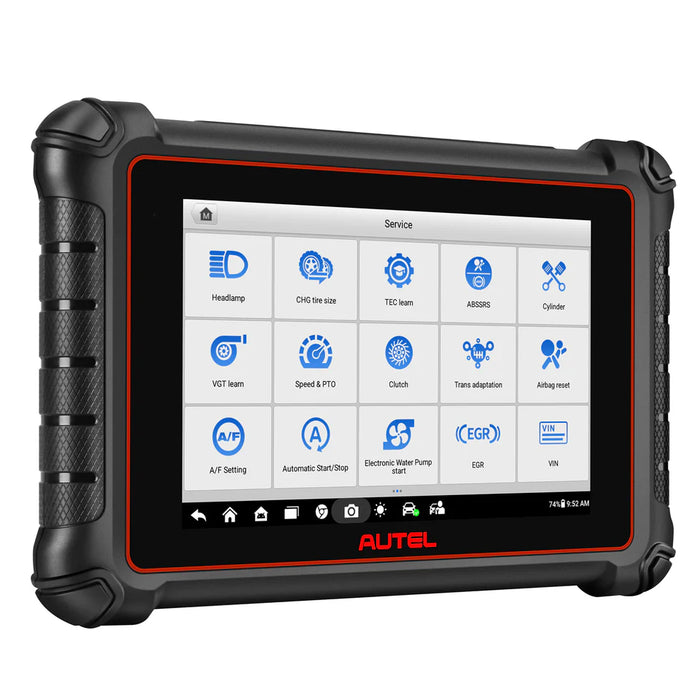 Light Gray AUTEL MaxiCOM MK900 Diagnostic Scan Tool, Bi-Directional Control Diagnostic Scanner