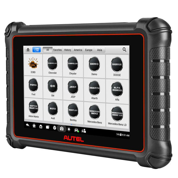 Light Gray AUTEL MaxiCOM MK900 Diagnostic Scan Tool, Bi-Directional Control Diagnostic Scanner