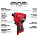 White Smoke Milwaukee 3450-20 1/4" Hex Impact Driver (M12 Tool-Only) – Compact Power & Durable Performance Impact Driver