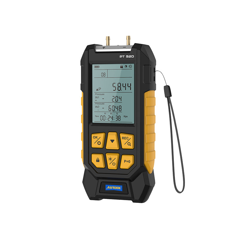 AUTOOL PT520 Digital Manometer / Differential Pressure Gauge ...