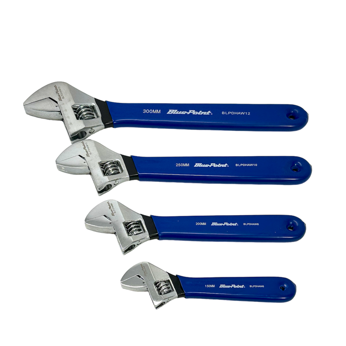 Midnight Blue Blue Point Soft Grip Adjustable Wrench's 6"-12"