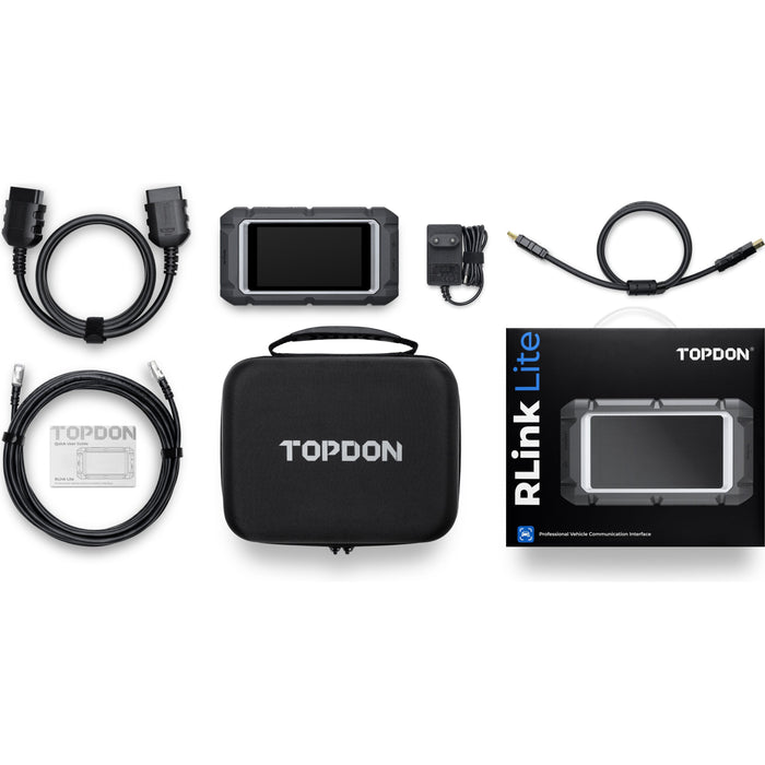Light Gray TOPDON RLink Lite All In One OEM Diagnostic Interface Diagnostic Scan Tool