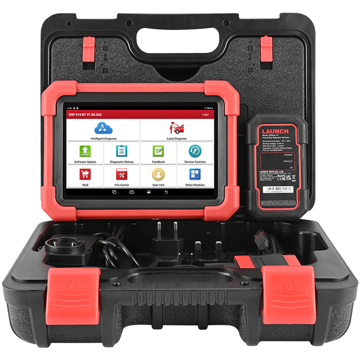 Dark Slate Gray LAUNCH X431 CRP919X BT Diagnostic Scan Tool, Bi-Directional, 31 Special Functions Diagnostic Scan Tool