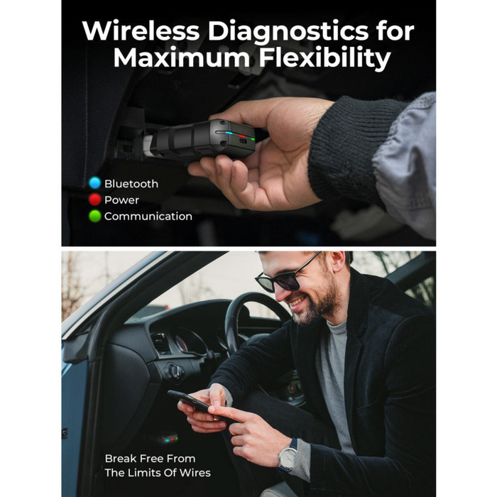 Black TOPDON TOPSCAN PRO ( IOS & Android ) Diagnostic Scan Dongle Full System Diagnostics Diagnostic Scan Tool