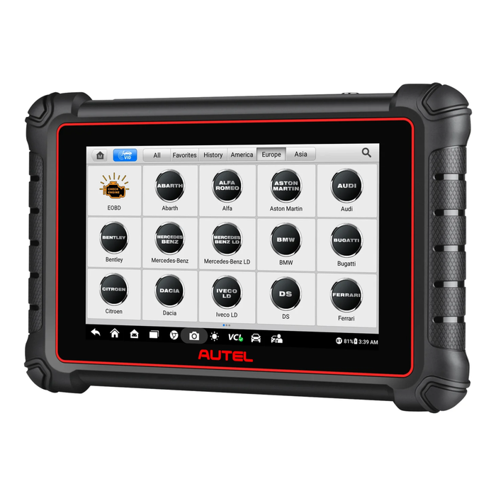 Light Gray AUTEL MaxiPRO MP900-BT Diagnostic Scanner, ECU Coding Diagnostic Scan Tool