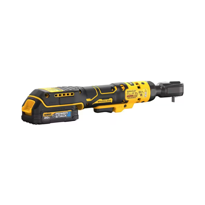 Dark Slate Gray DeWalt Lithium-Ion Cordless 3/8 in. Ratchet Kit Power Stack Battery